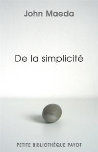 De la simplicité