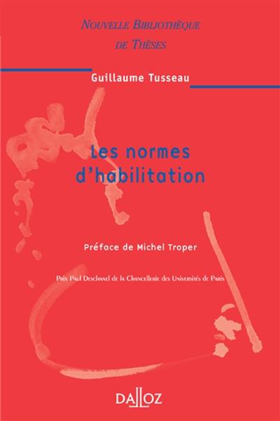 Les normes d'habilitation