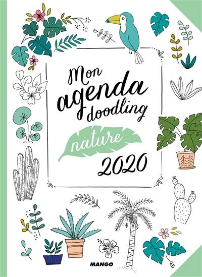 Mon agenda doodling nature 2020