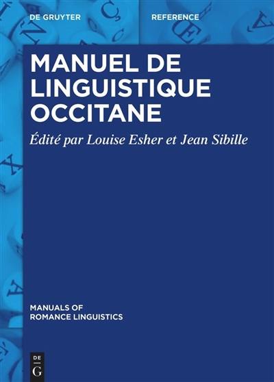 Manuel de linguistique occitane