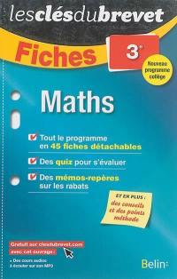 Maths 3e : nouveau programme collège