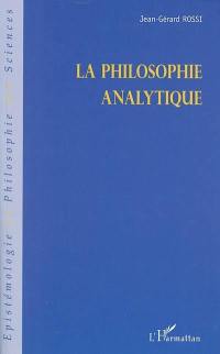 La philosophie analytique