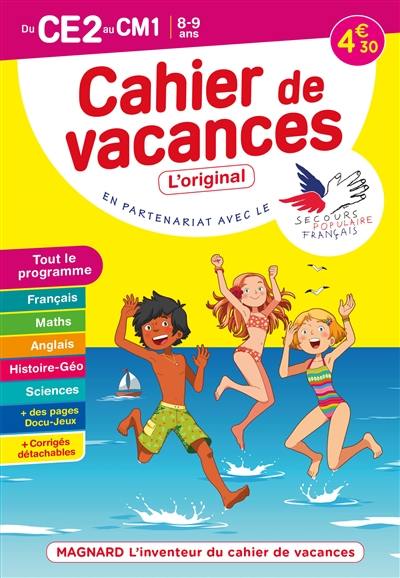 Cahier de vacances du CE2 au CM1, 8-9 ans : tout le programme