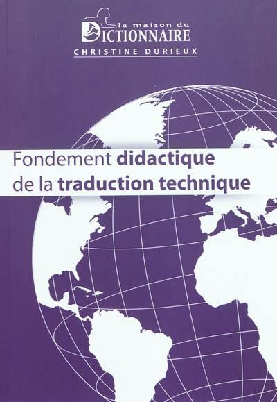 Fondement didactique de la traduction technique