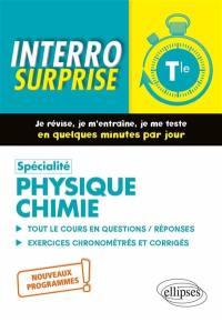 Spécialité physique chimie terminale : nouveaux programmes