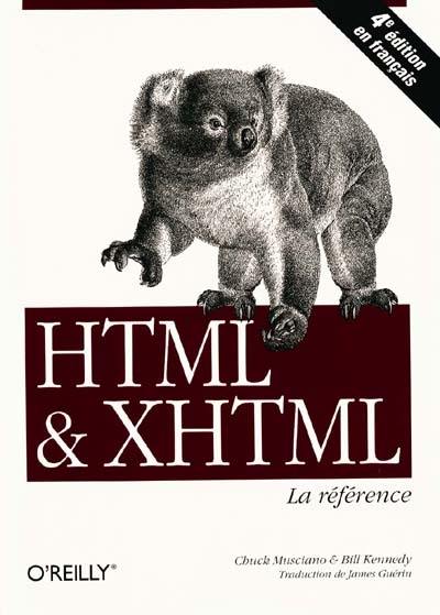 HTML, XHTML, la référence