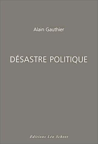 Désastre politique