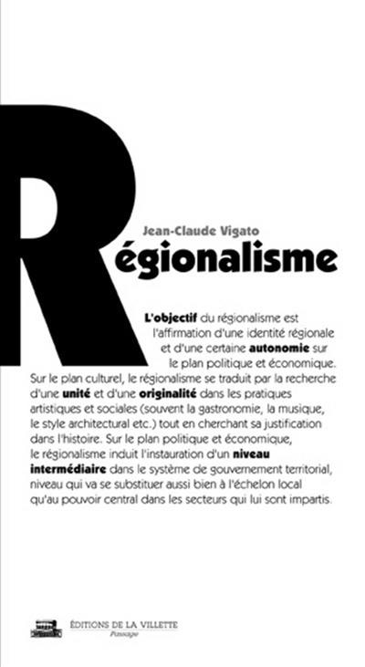 Régionalisme