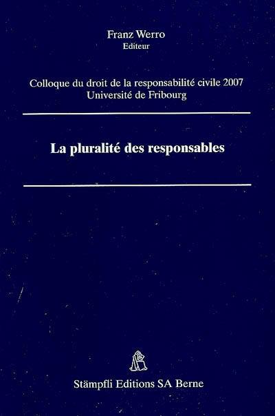 La pluralité des responsables