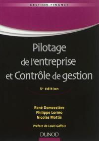 Pilotage de l'entreprise et contrôle de gestion