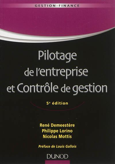 Pilotage de l'entreprise et contrôle de gestion