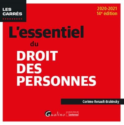 L'essentiel du droit des personnes : 2020-2021