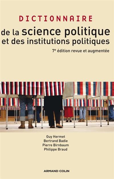 Dictionnaire de la science politique et des institutions politiques