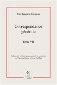 Correspondance générale. Vol. 07