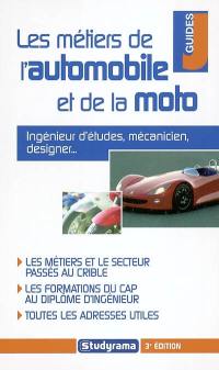 Les métiers de l'automobile et de la moto : ingénieur d'études, mécanicien, designer... : les métiers et le secteur passés au crible, les formations du CAP au diplôme d'ingénieur, toutes les adresses utiles