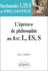 Sujets corrigés posés au bac L, ES et S en philosophie