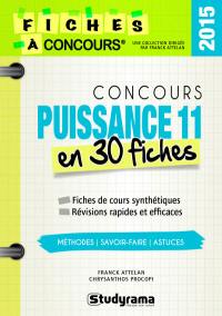 Concours Puissance 11 en 30 fiches