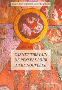 Carnet tibétain de pensées pour l'ère nouvelle