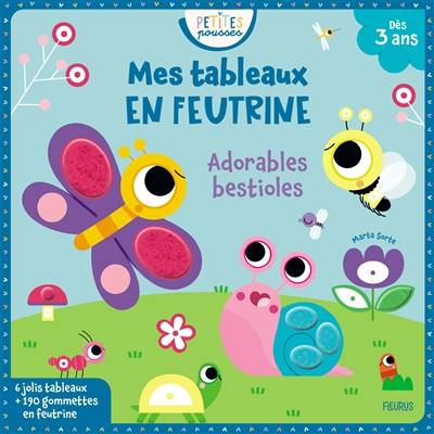 Mes tableaux en feutrine : adorables bestioles