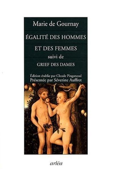 Egalité des hommes et des femmes. Grief des dames