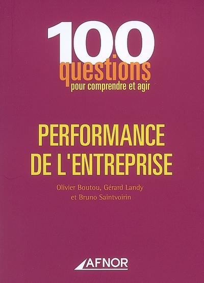 Performance de l'entreprise