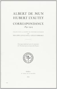 Annuaire-bulletin de la Société de l'histoire de France, n° 540. Correspondance