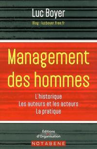 Management des hommes : historique, grands acteurs et auteurs, méthodes, outils, perspective