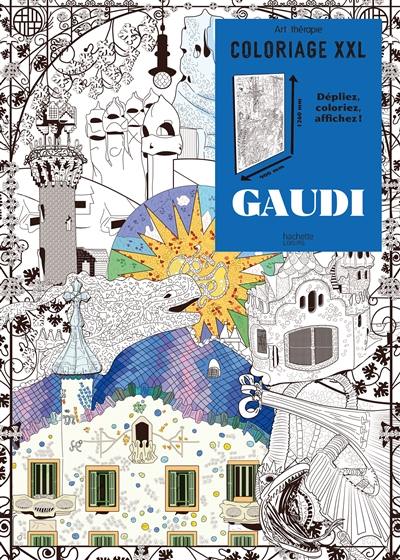 Gaudi : coloriage XXL