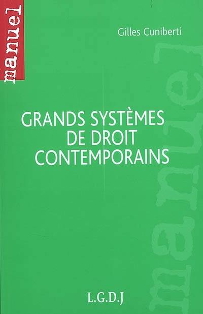 Grands systèmes de droit contemporains