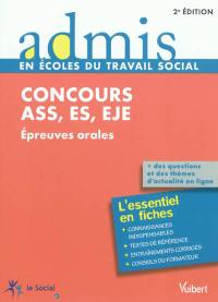 Concours ASS, ES, EJE : épreuves orales