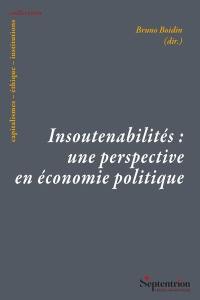 Insoutenablités : une perspective en économie politique