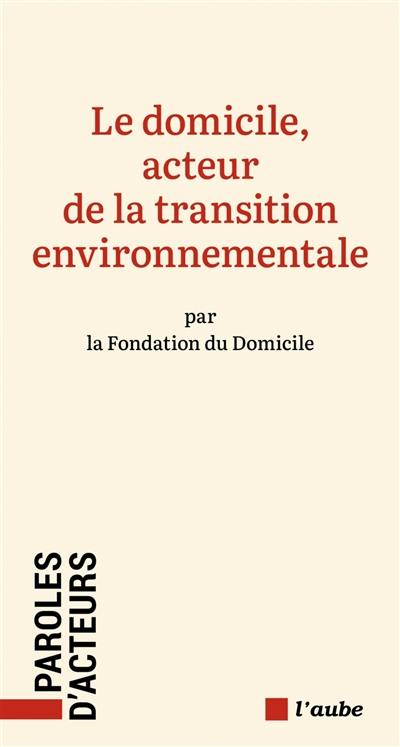 Le domicile, acteur de la transition environnementale : Académie du climat