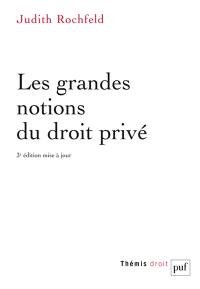 Les grandes notions du droit privé