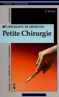 Checklists en petite chirurgie