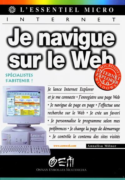 Je navigue sur le Web avec Internet Explorer 5.0