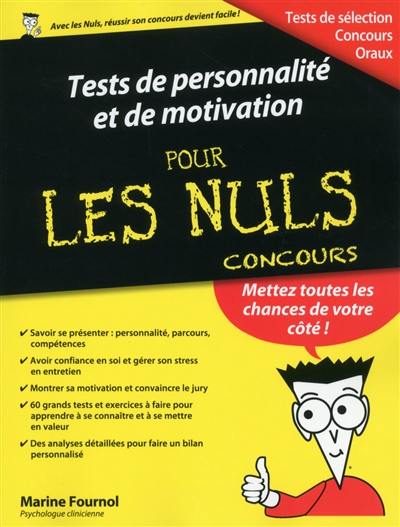 Tests de personnalité et de motivation pour les nuls : concours