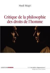 Critique de la philosophie des droits de l'homme