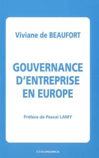 Gouvernance d'entreprise en Europe