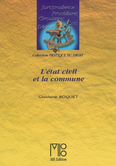 L'état civil et la commune