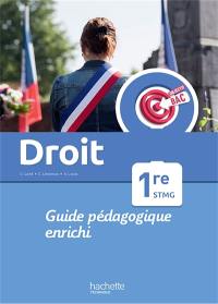 Droit 1re STMG : livre du professeur