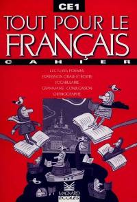 Tout pour le français, CE1 : cahier