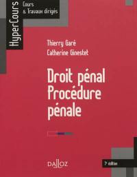 Droit pénal, procédure pénale