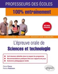 L'épreuve orale de sciences et technologie