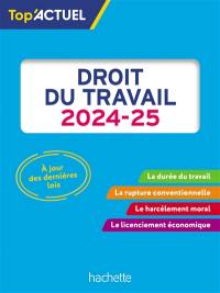 Droit du travail : 2024-2025