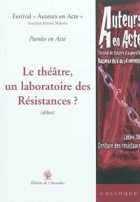 Le théâtre, un laboratoire de résistances ?