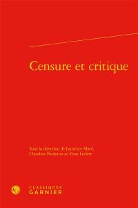 Censure et critique