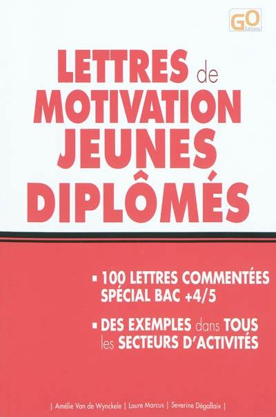 Lettres de motivation jeunes diplômés