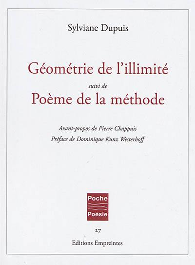 Géométrie de l'illimité. Poème de la méthode