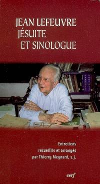 Jean Lefeuvre, jésuite et sinologue