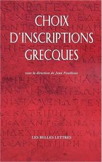 Choix d'inscriptions grecques